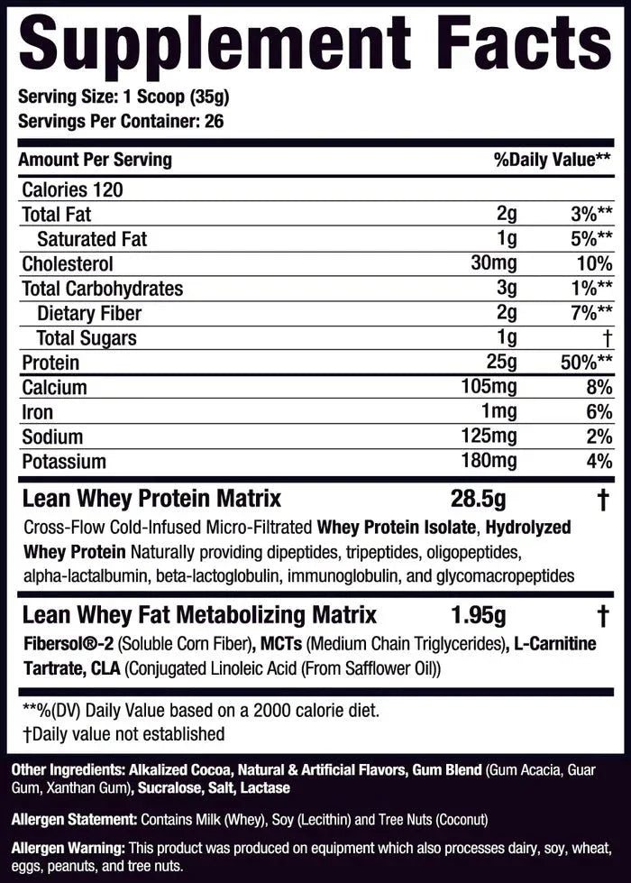 MuscleSport LEAN WHEY - Whey Isolate & Hydrolysate Powder - Midwest Vitamins & Wellness