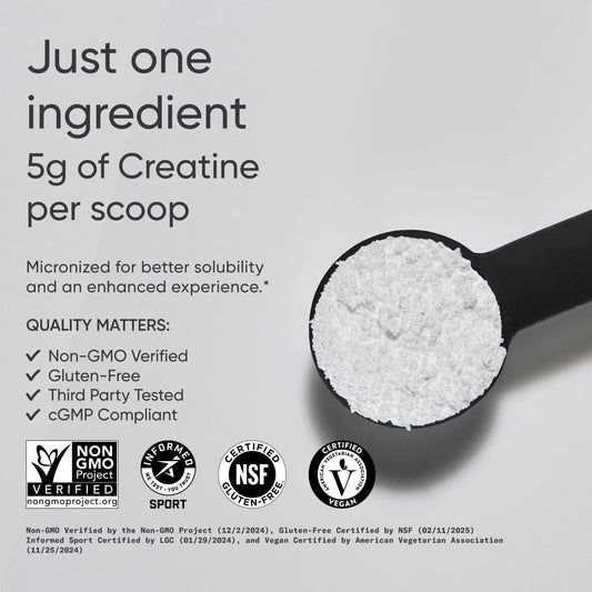 Sports Research Micronized Creatine Monohydrate -165 Servings, Unflavored