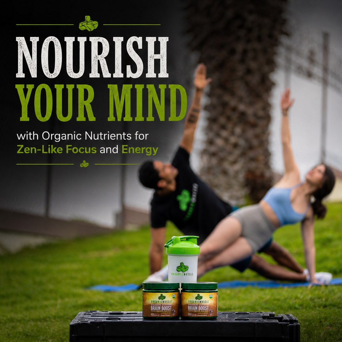 Organic Muscle Brain Boost, Chocolate Mocha, 20 Servings