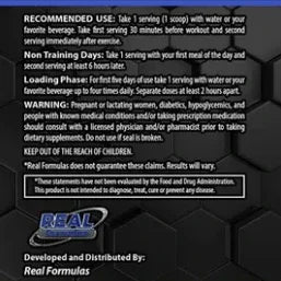 Real Formulas Spiked Creatine Supplement - Midwest Vitamins & Wellness