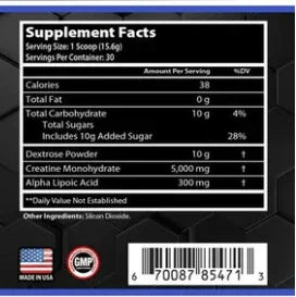 Real Formulas Spiked Creatine Supplement - Midwest Vitamins & Wellness