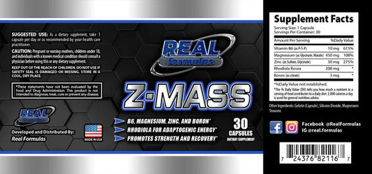 Real Formulas Z-Mass - Midwest Vitamins & Wellness
