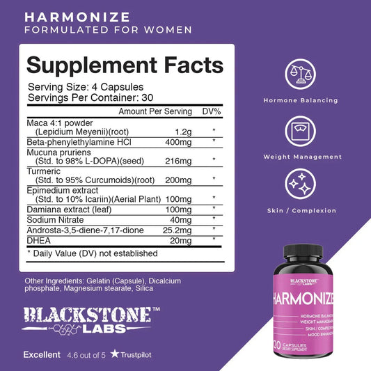 Blackstone Labs Harmonize 120Caps