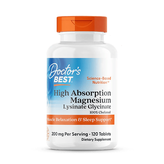 Doctor's Best High Absorption Magnesium, 200 mg Per Serving