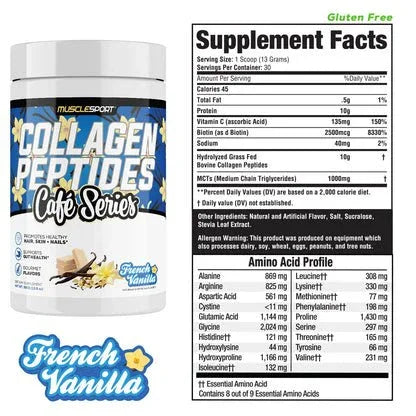 MuscleSport Collagen Peptides - Midwest Vitamins & Wellness