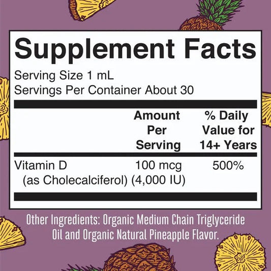 Mary Ruth's Organic Megadose D3 Liquid Drops