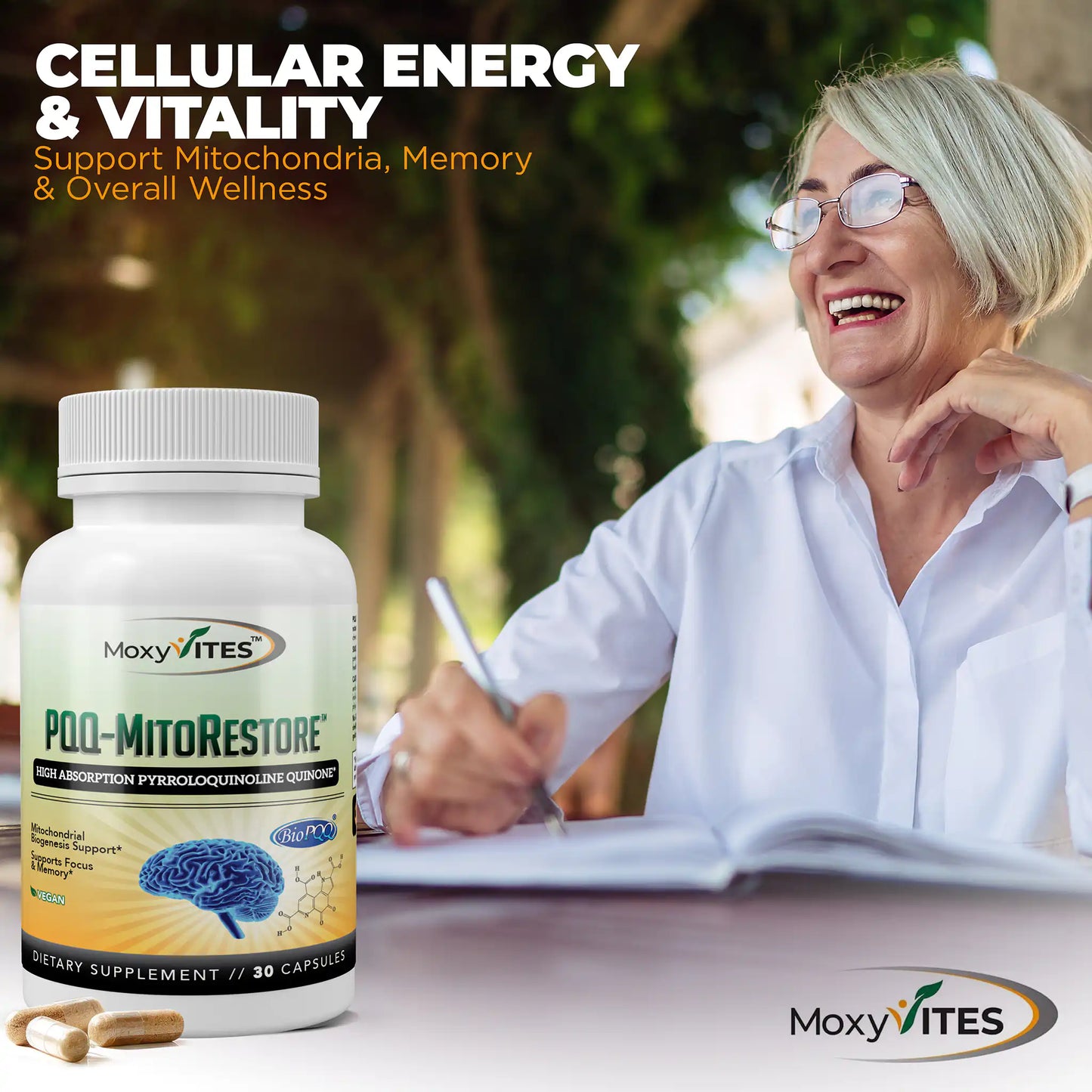 BioPQQ® 20mg Mitochondrial Energy & Memory Supplement