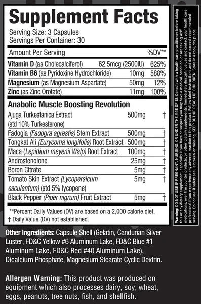 Muscle Sport Test Black Series 90 Caps