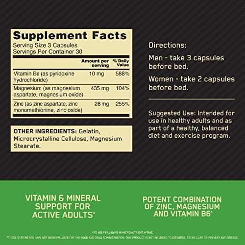 Optimum Nutrition ZMA - Capsules