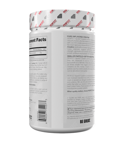 Perfect Sports Essential Creatine 80 Servings (Semi Clumped)- Exp 11/26