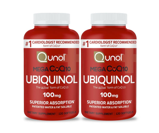 Qunol Mega Ubiquinol CoQ10, 100 mg -120 Caps