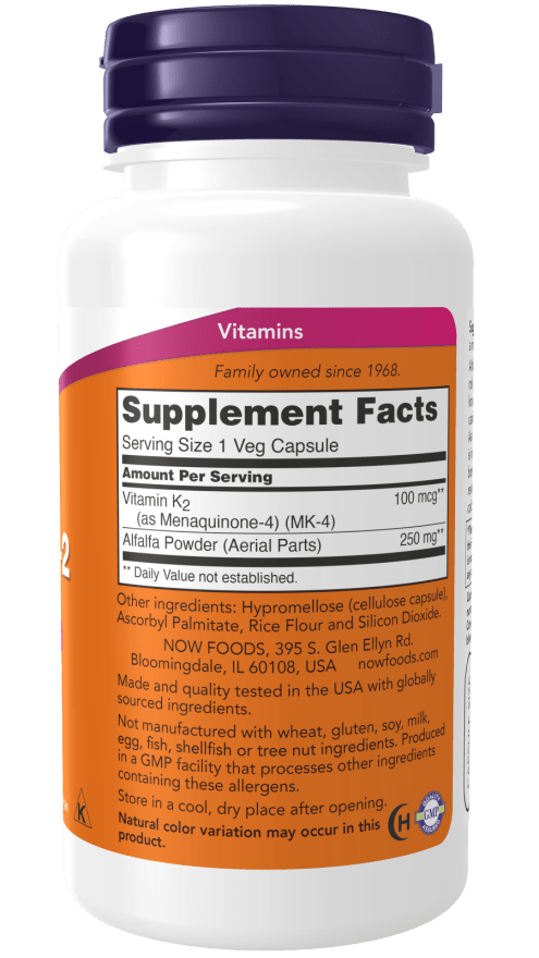 Vitamin K-2 100 mcg