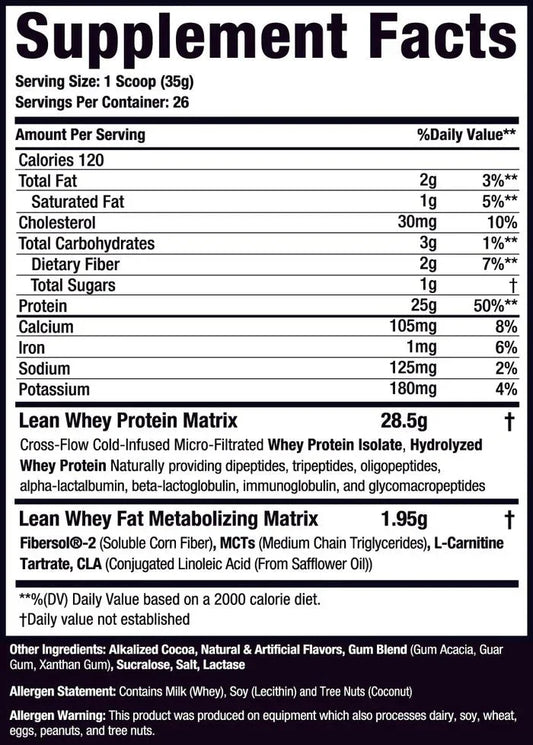 MuscleSport LEAN WHEY - Whey Isolate & Hydrolysate Powder - Midwest Vitamins & Wellness
