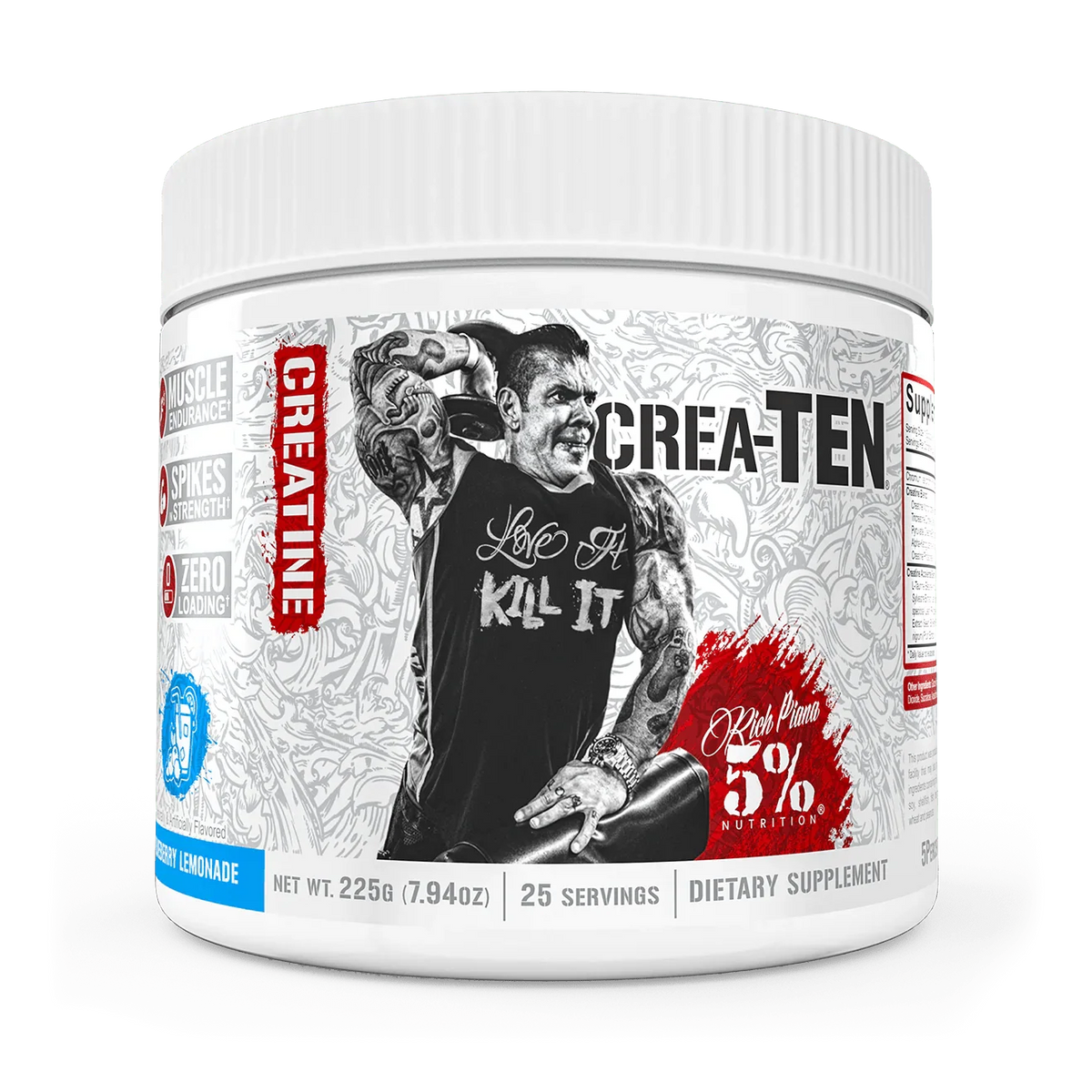 5% Nutrition Crea-Ten 25 Servs