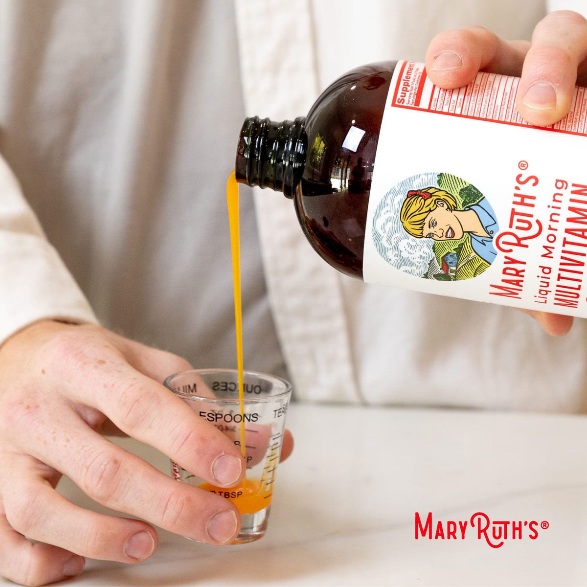 MaryRuth's Liquid Morning Multivitamin| Raspberry Flavor| 22 fl. oz.