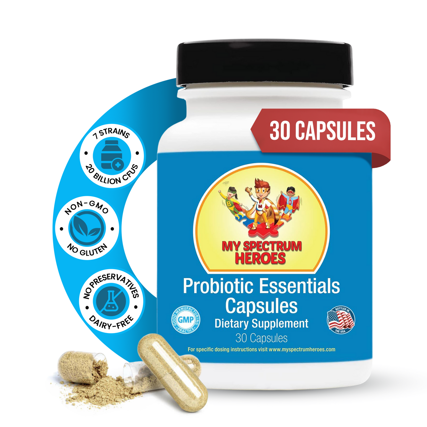 Probiotic Essentials Powder with Beneficial Bacteria