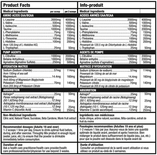 Bull Nutrition Amino Xplode - BCAA and EAA Supplement - Midwest Vitamins & Wellness