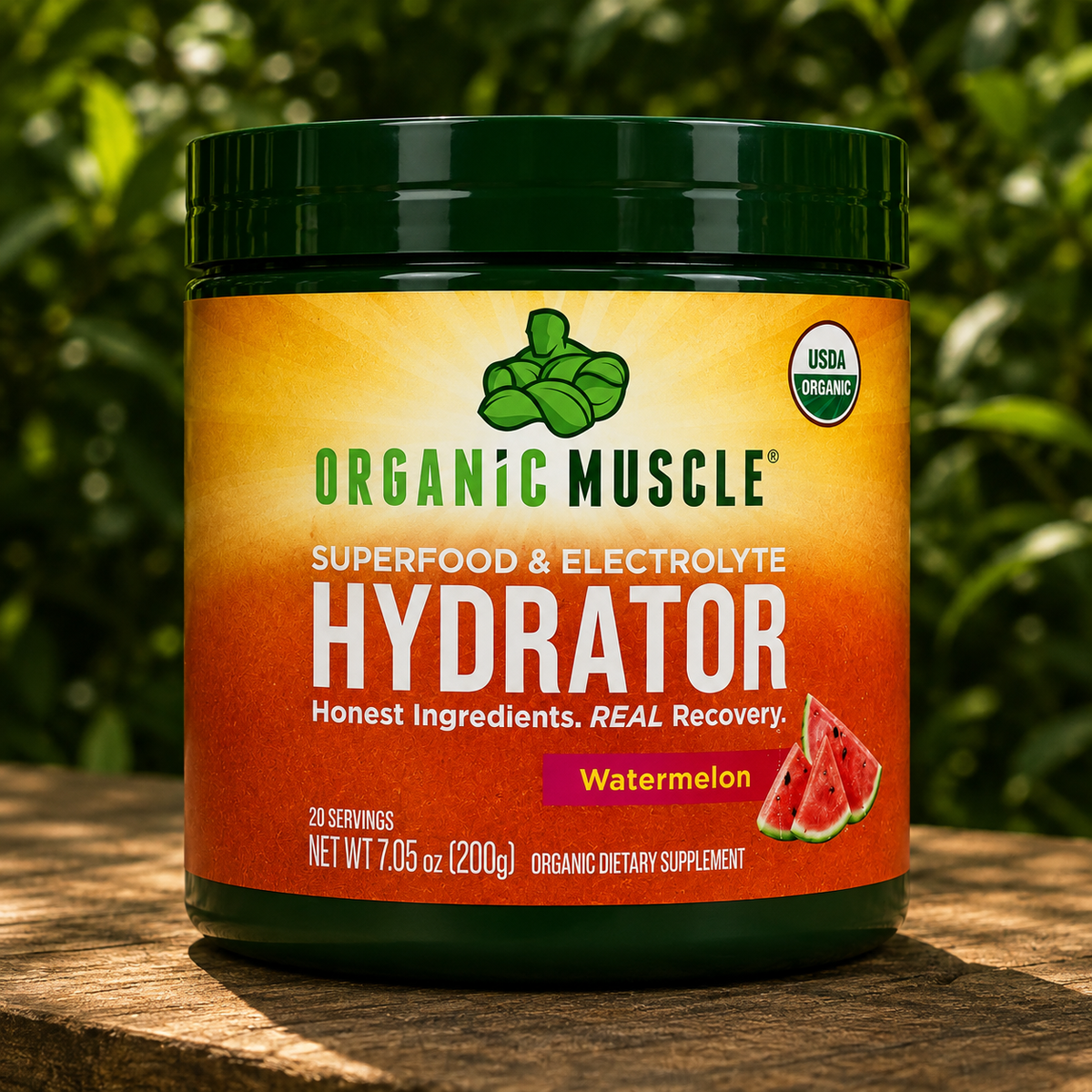 Organic Muscle Hydrator, Watermelon, 20 Servings