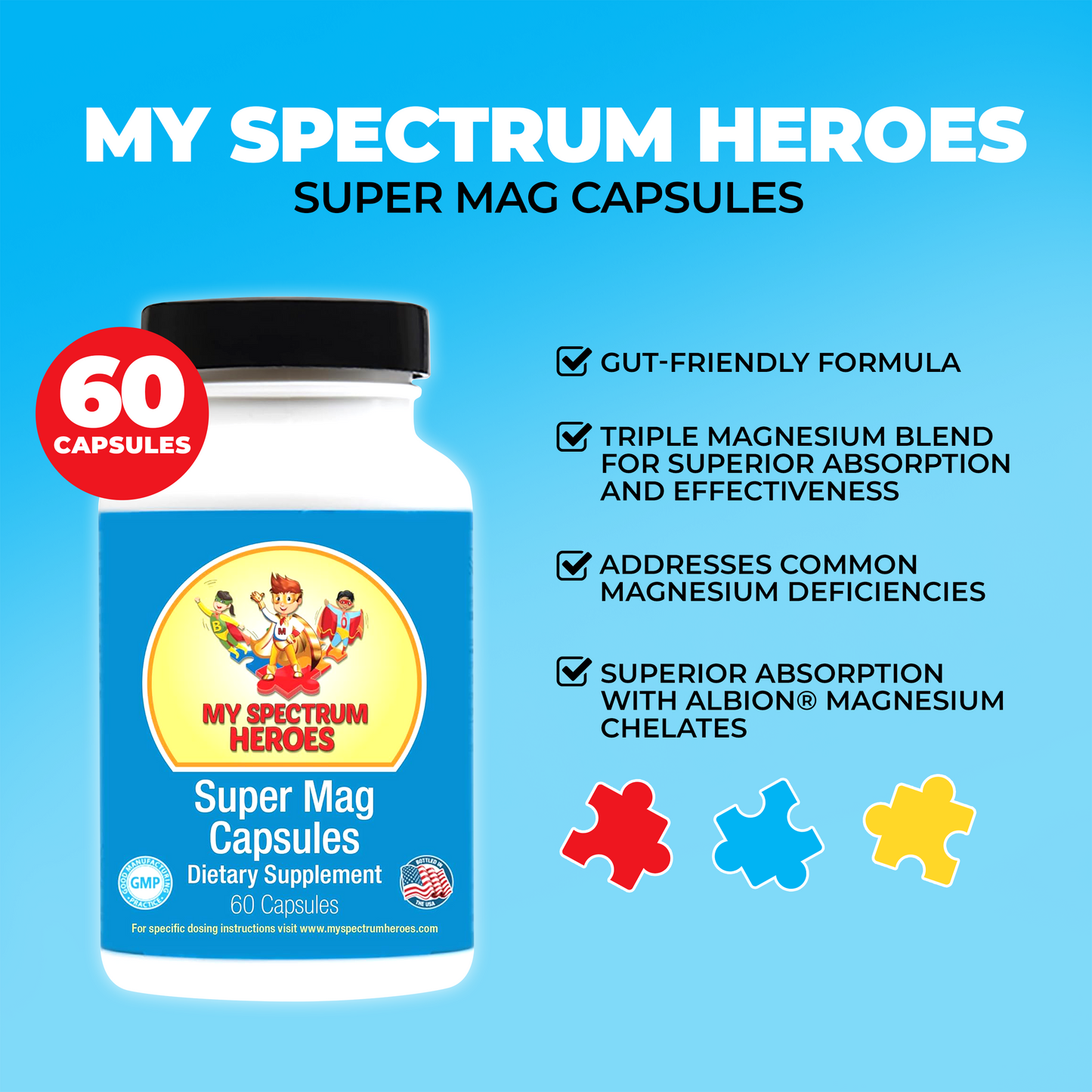 Super Mag Capsules – Magnesium Supplement