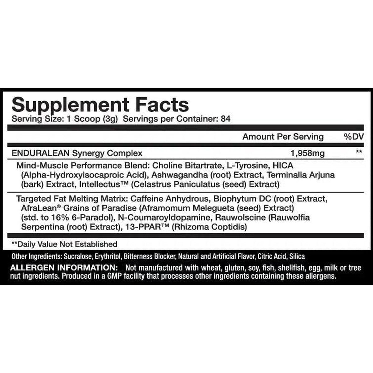 InnovaPharm ENDURALEAN Flavored Powder, 84 Scoops