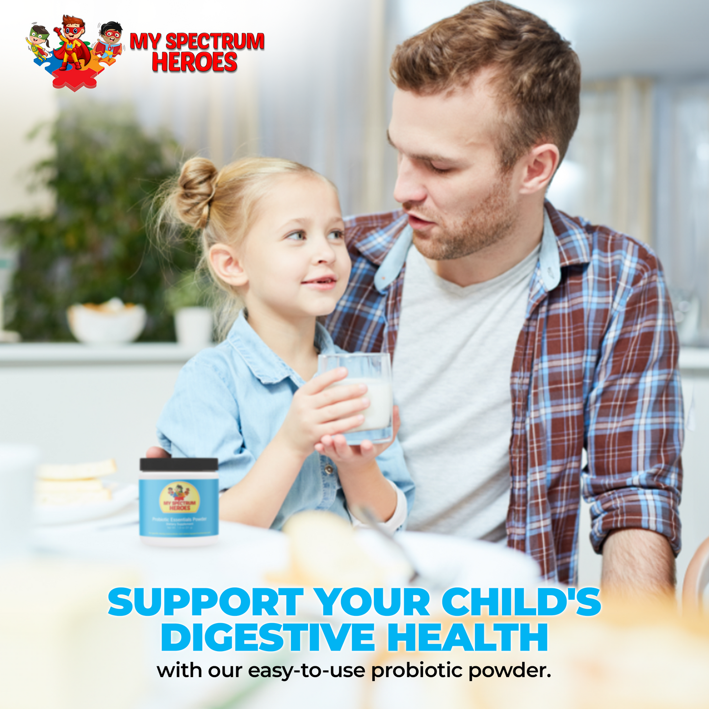 Probiotic Essentials Powder with Beneficial Bacteria