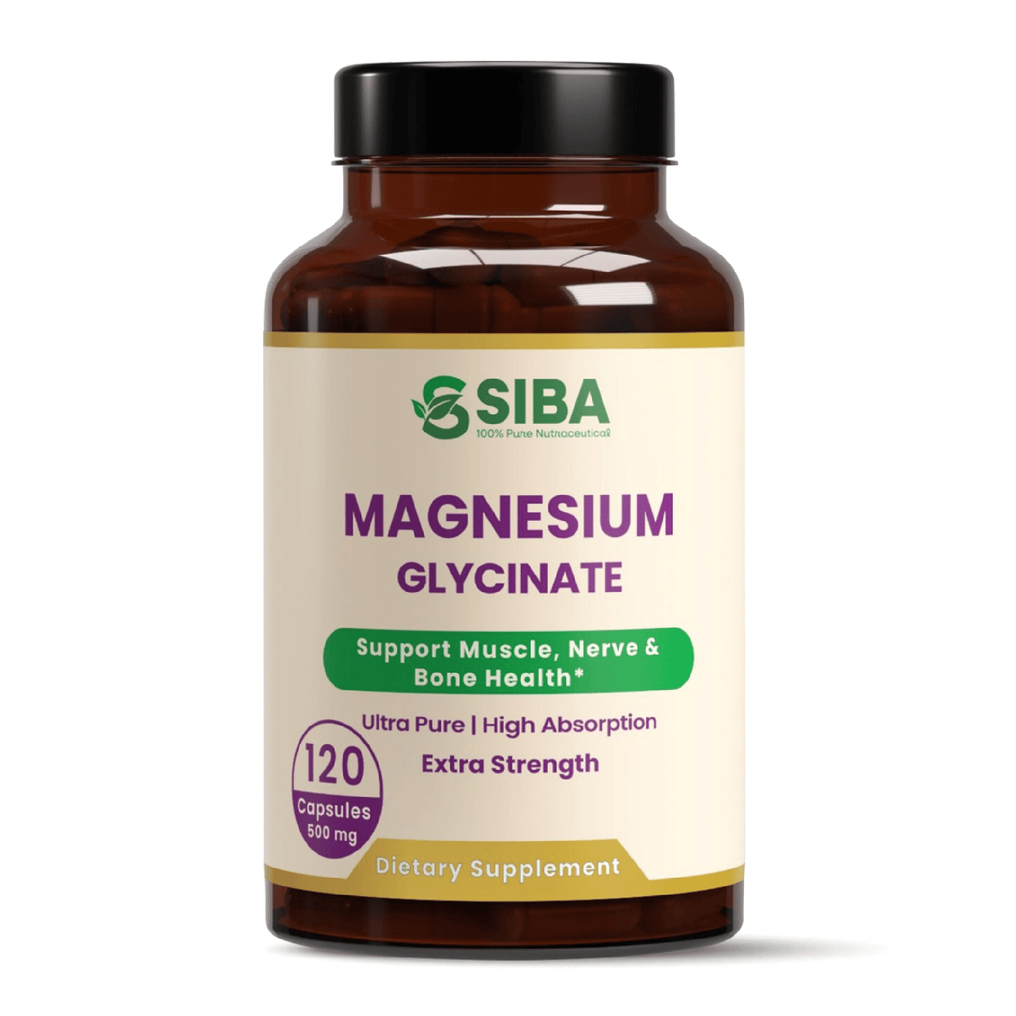 Product image of Magnesium Glycinate Capsules available at Midwest Vitamins & Wellness
