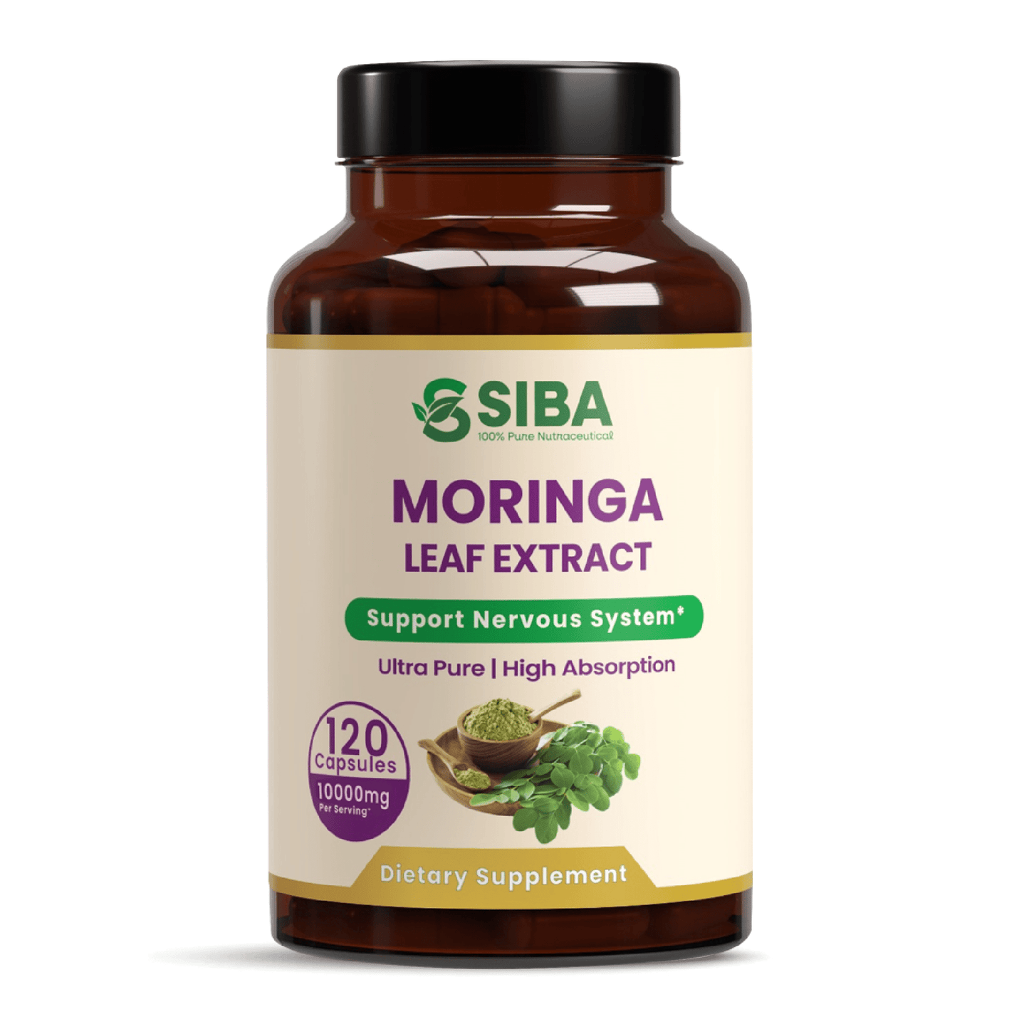 Product image of Moringa Leaf Capsules available at Midwest Vitamins & Wellness
