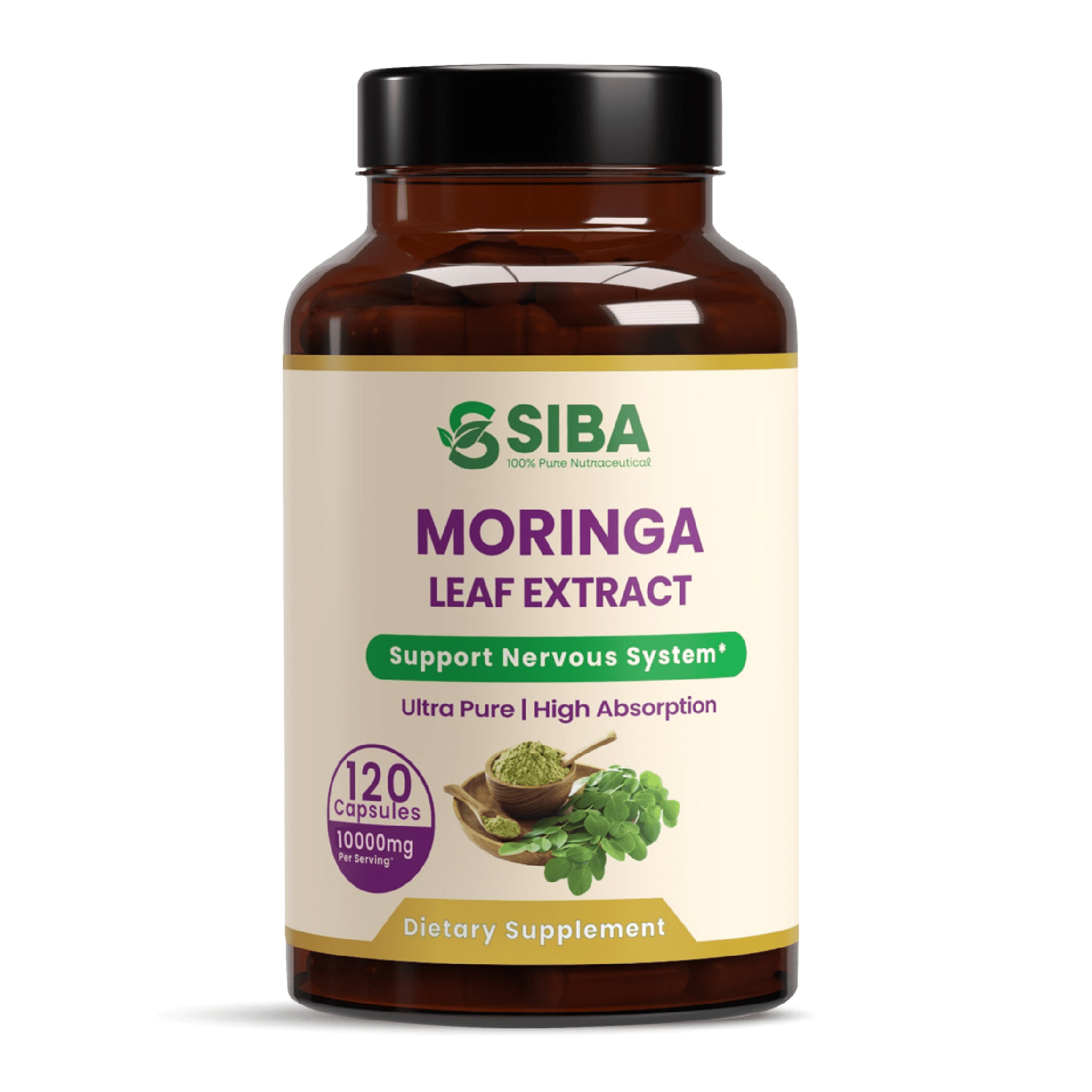 Product image of Moringa Leaf Capsules available at Midwest Vitamins & Wellness
