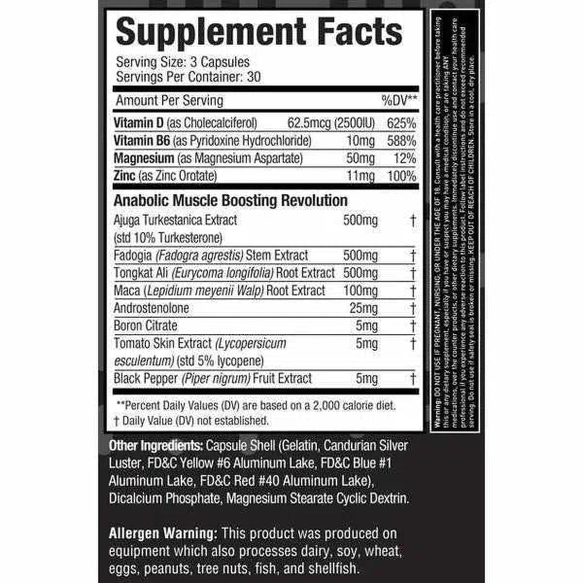 MuscleSport Test Black Series - 90 Capsules