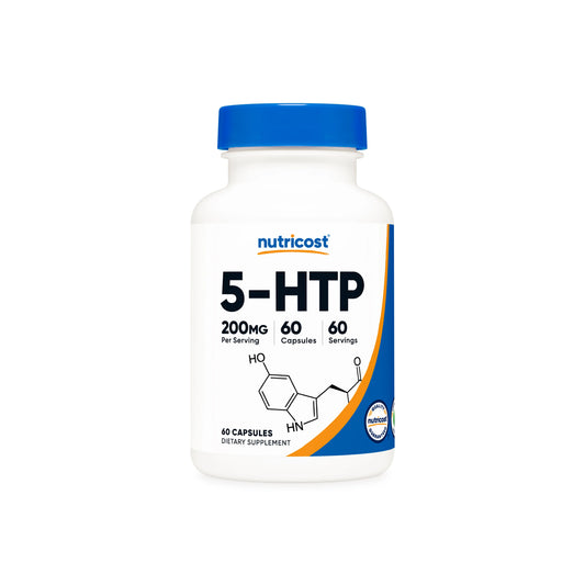 5-HTP 200mg - 60 Vegetarian Capsules | Mood & Sleep Support - Midwest Vitamins & Wellness