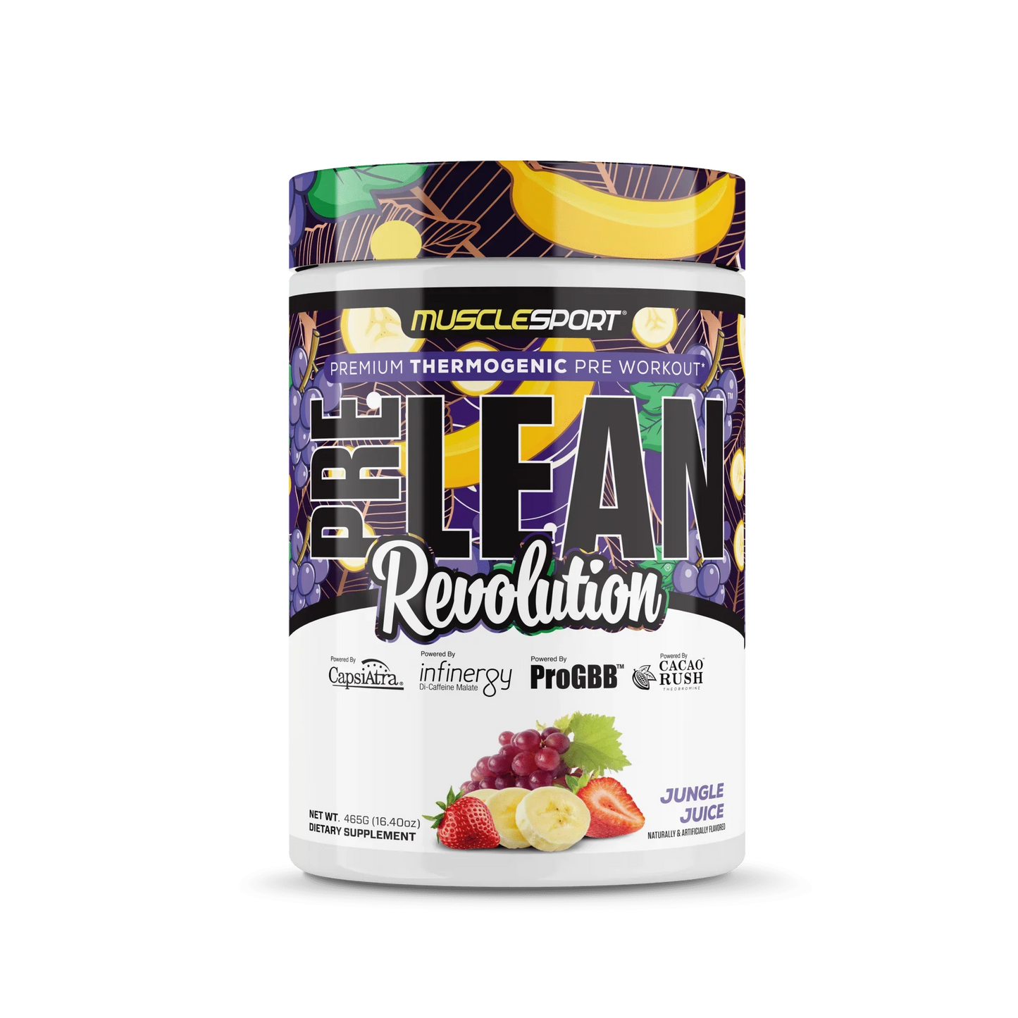 MuscleSport PreLean Pre-Workout Supplement - Midwest Vitamins & Wellness