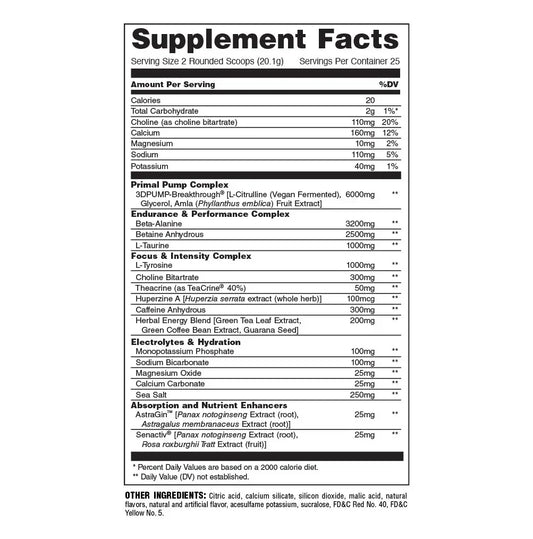 Animal Primal Pre-Workout - Midwest Vitamins & Wellness