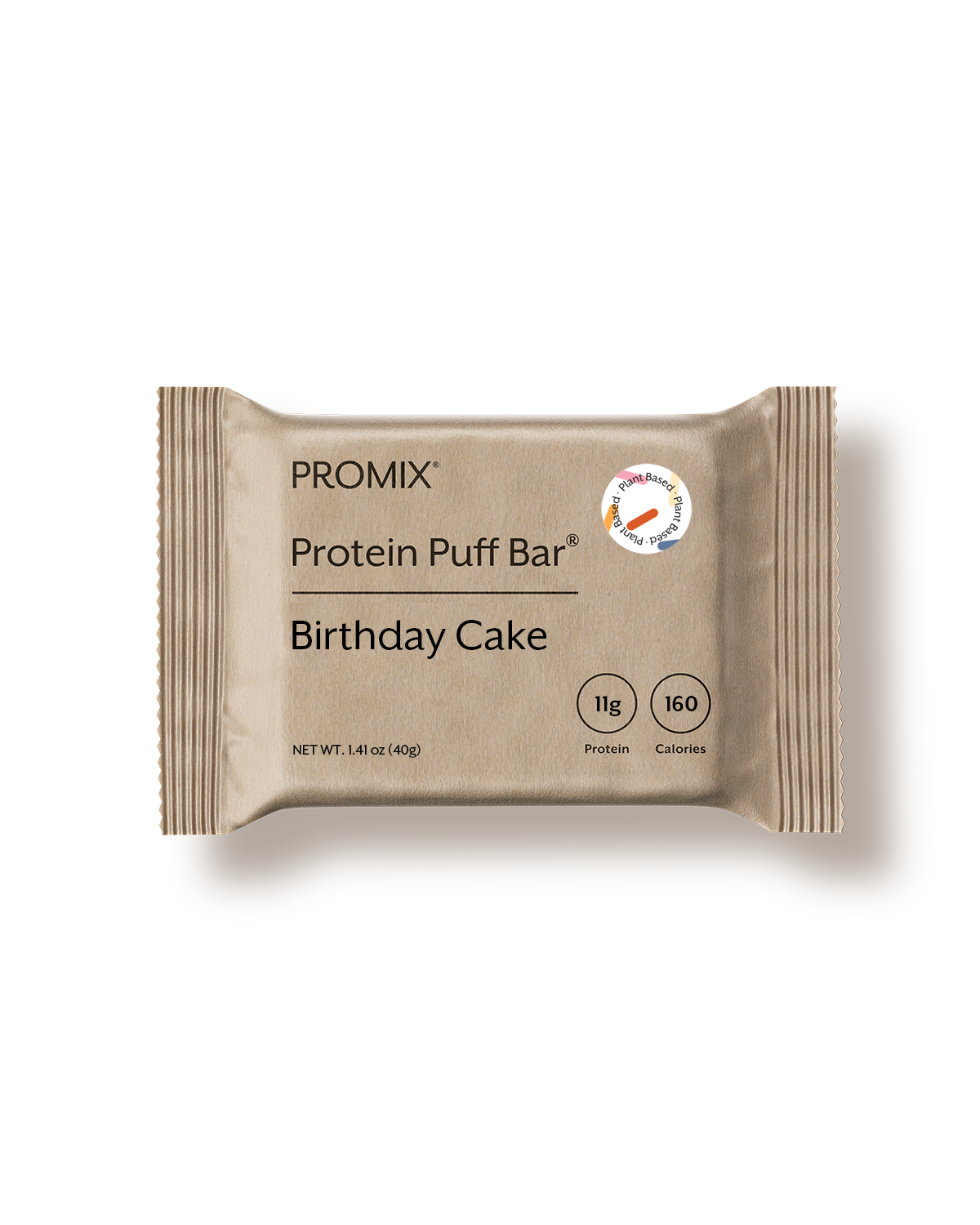 Birthday Cake Plant Protein Puff Bars