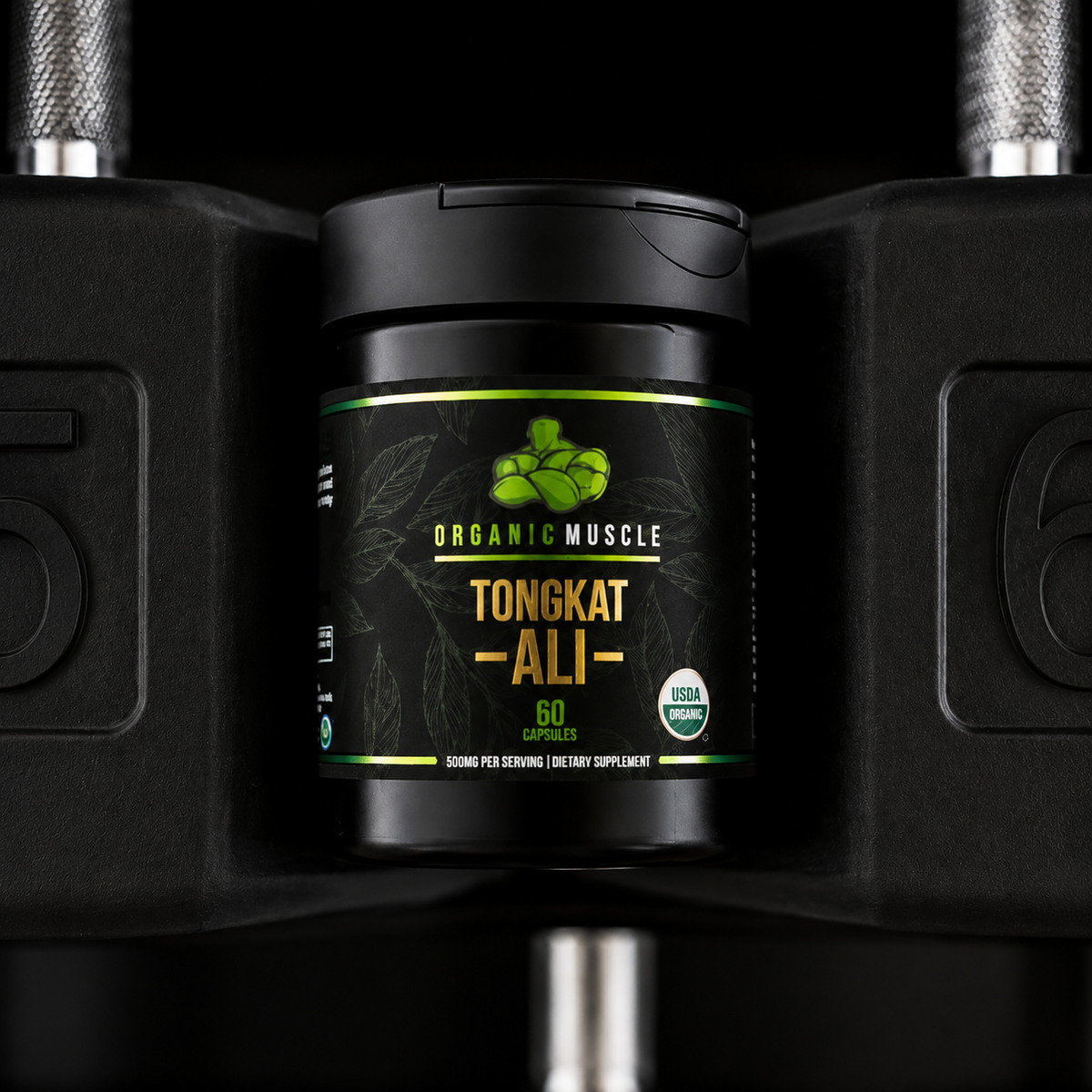 Organic Muscle Tongkat Ali, 60 Capsules