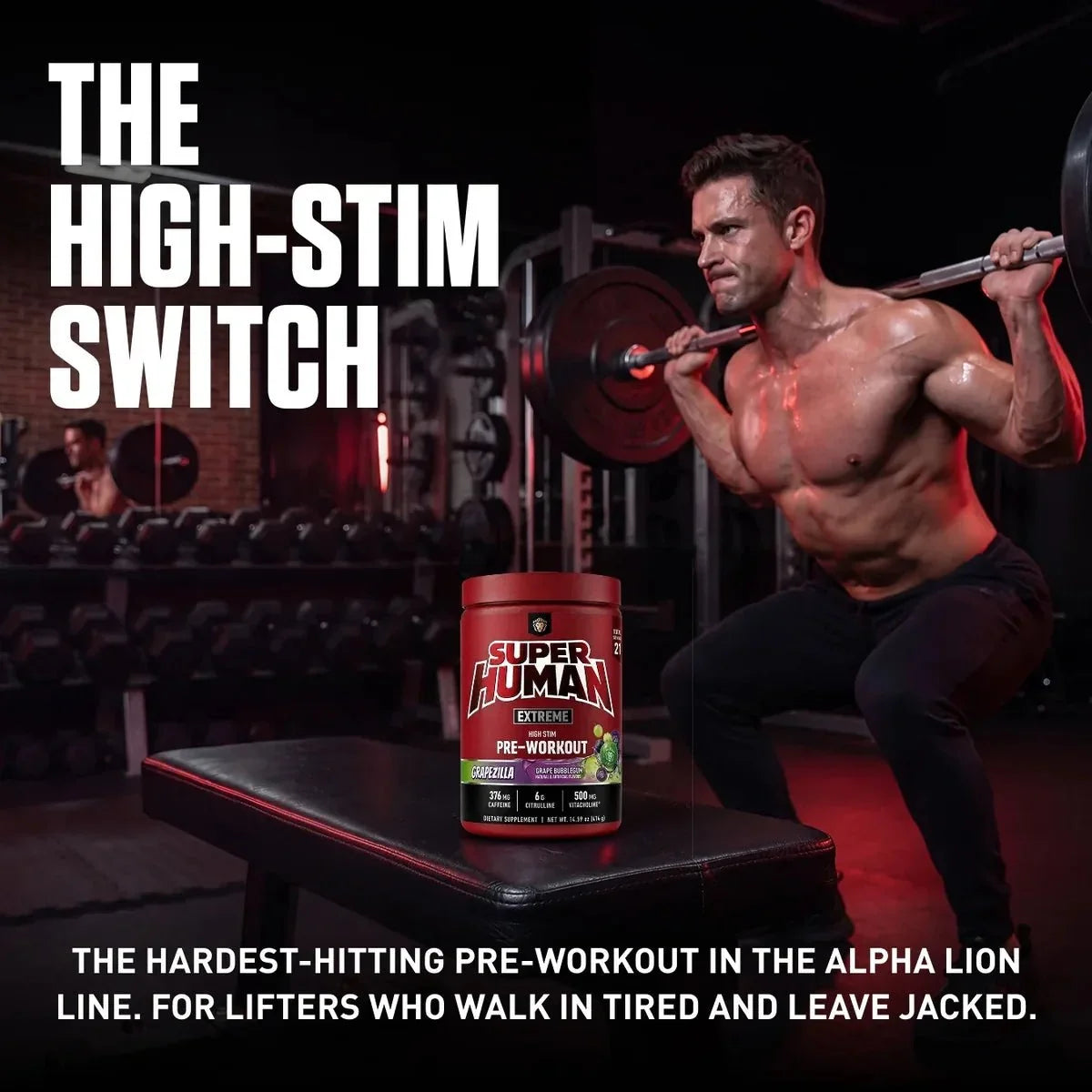 Alpha Lion SUPERHUMAN Extreme Pre-Workout
