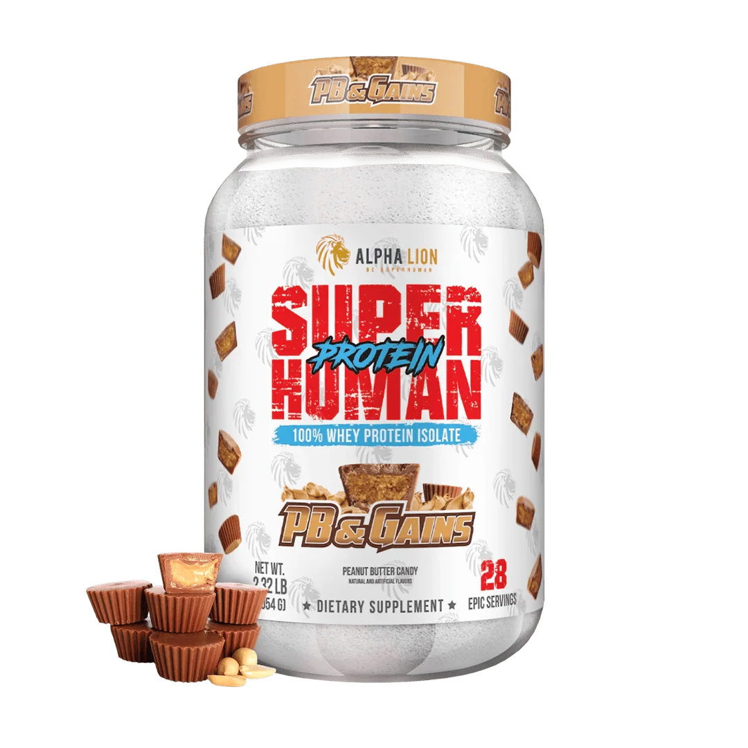 Alpha Lion SUPERHUMAN Protein – 100% Whey Protein Isolate, 25g Protein