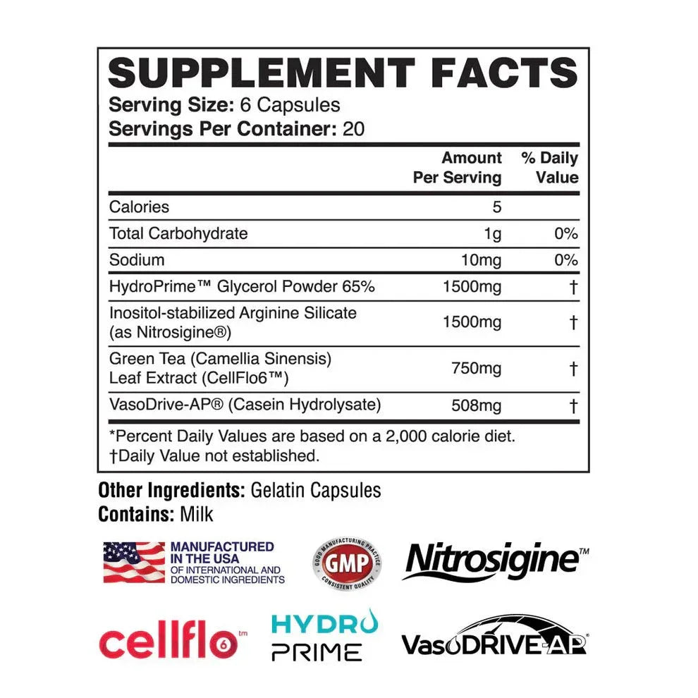 Bloody Hell Non-Stimulant Pre-Workout Capsules - Midwest Vitamins & Wellness