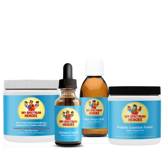 Foundational Nutrition Support PLUS Bundle – Multivitamin, Probiotic, Omega-3 & Vitamin D