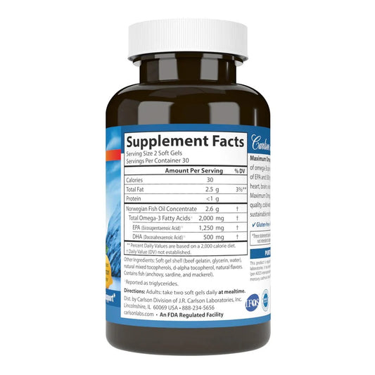 Carlson Maximum Omega 2000mg