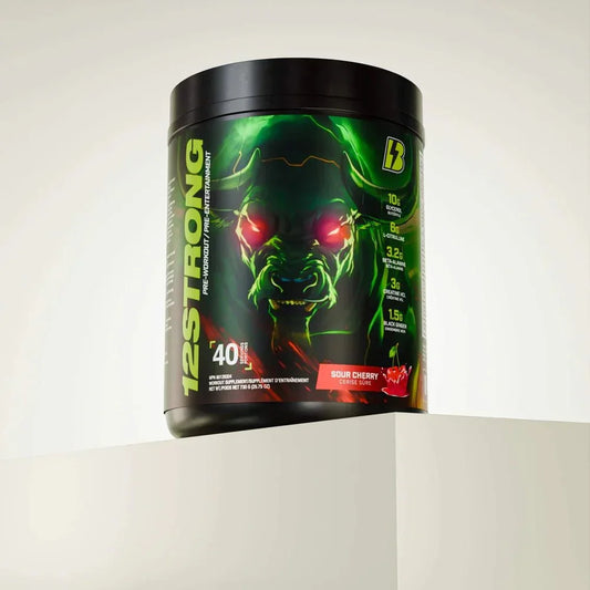 Bull Nutrition 12 Strong Pre-Workout Supplement - Midwest Vitamins & Wellness
