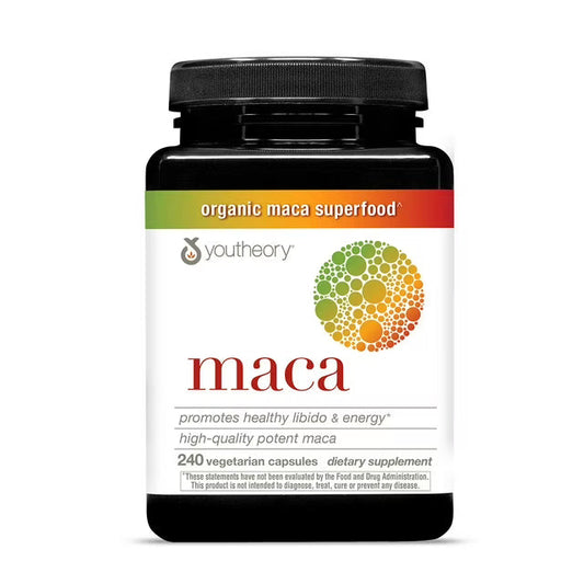 Youtheory Organic Maca Capsules- 240 Veg Capsules