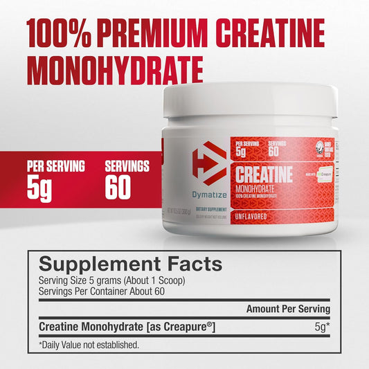 Dymatize 100% Creatine Monohydrate with Creapure -300g