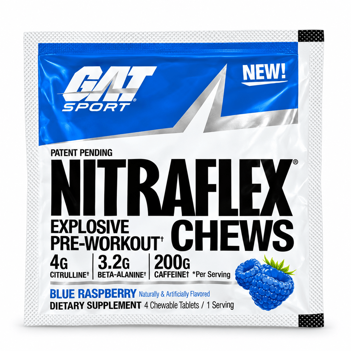 GAT Sport NITRAFLEX Pre-Workout Chews Sample