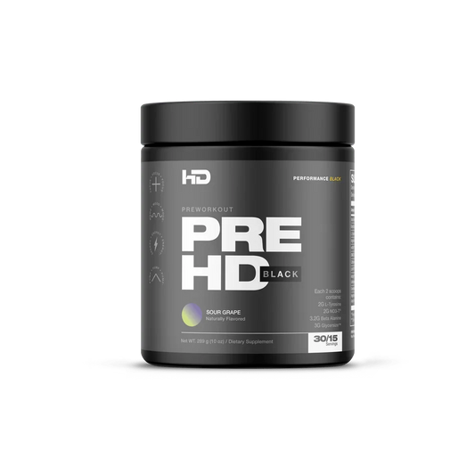 HD Muscle Pre HD Black Pre Workout