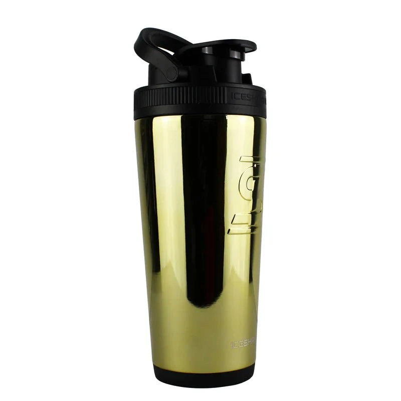 Ice Shaker Steel Bottle