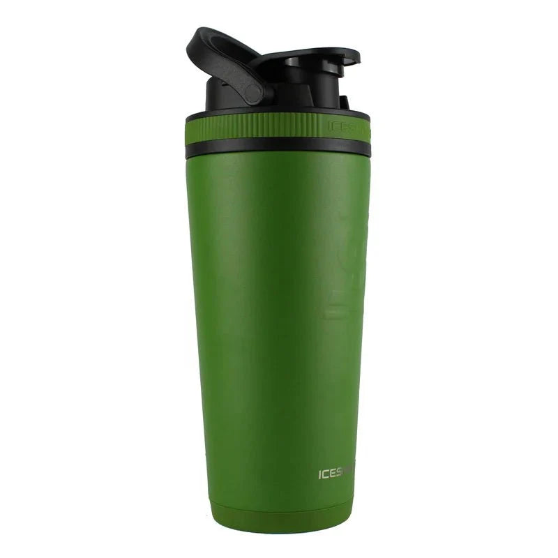 Ice Shaker Steel Bottle