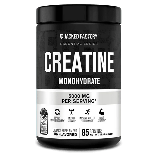 Jacked Factory Creatine Monohydrate Powder | 5g Micronized Creatine