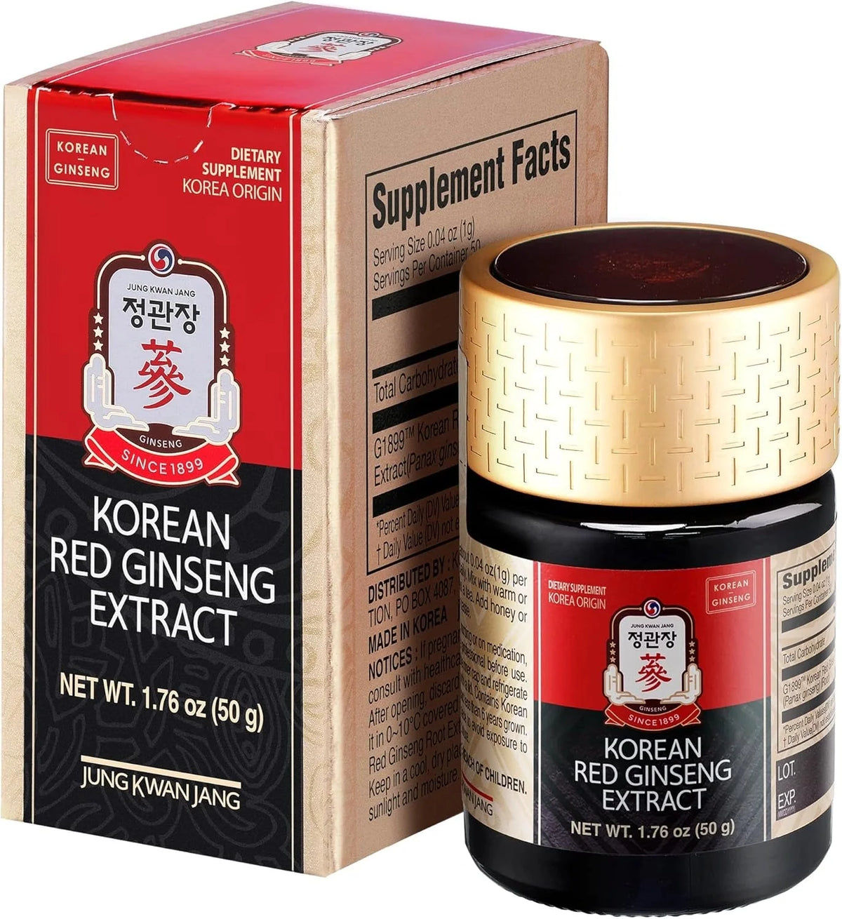 JungKwanJang Korean Red Ginseng Extract - 50G