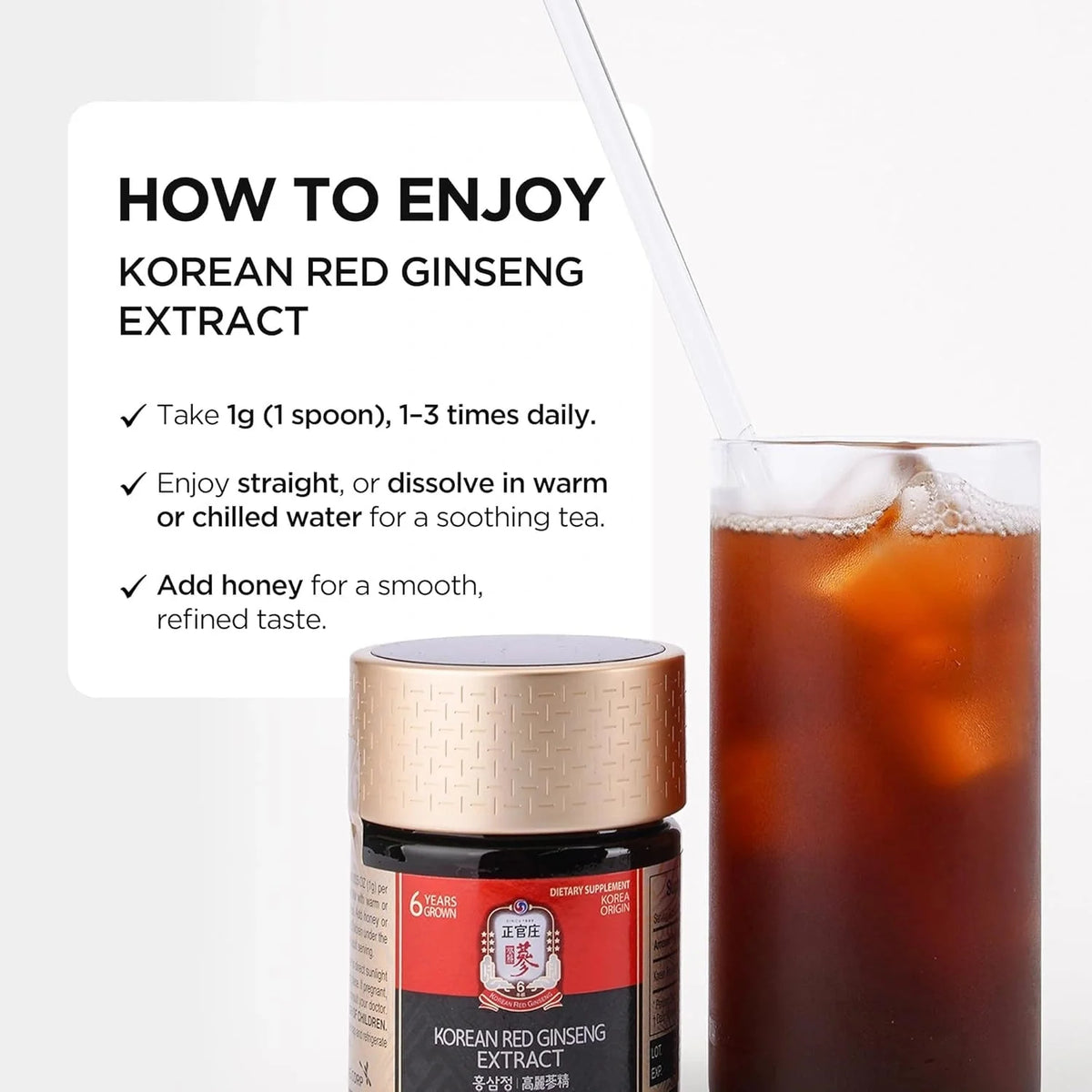 JungKwanJang Korean Red Ginseng Extract - 50G