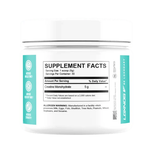 LGXNDS 100% Pure Creatine Monohydrate 30 Servings